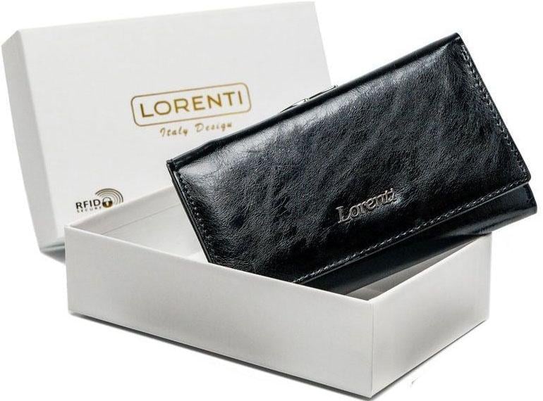Кошелек женский кожаный LORENTI 55020-BPR-RFID-1318 Черный