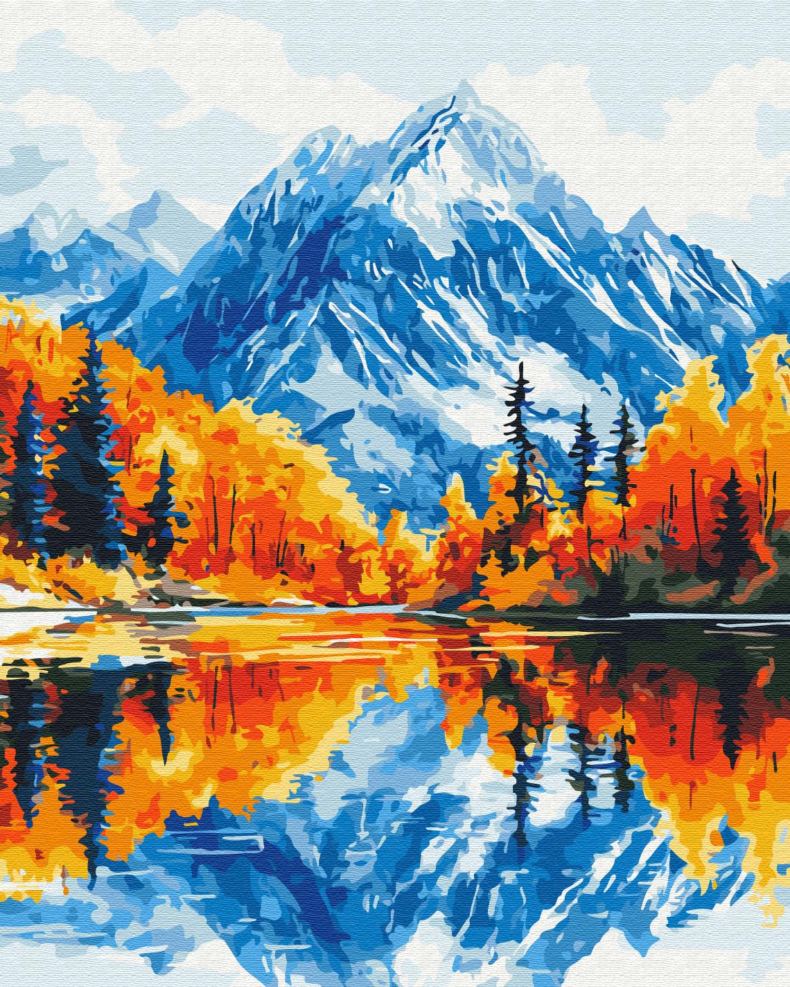 Картина за номерами Brushme Осінь у горах 40x50 см (BS54178)