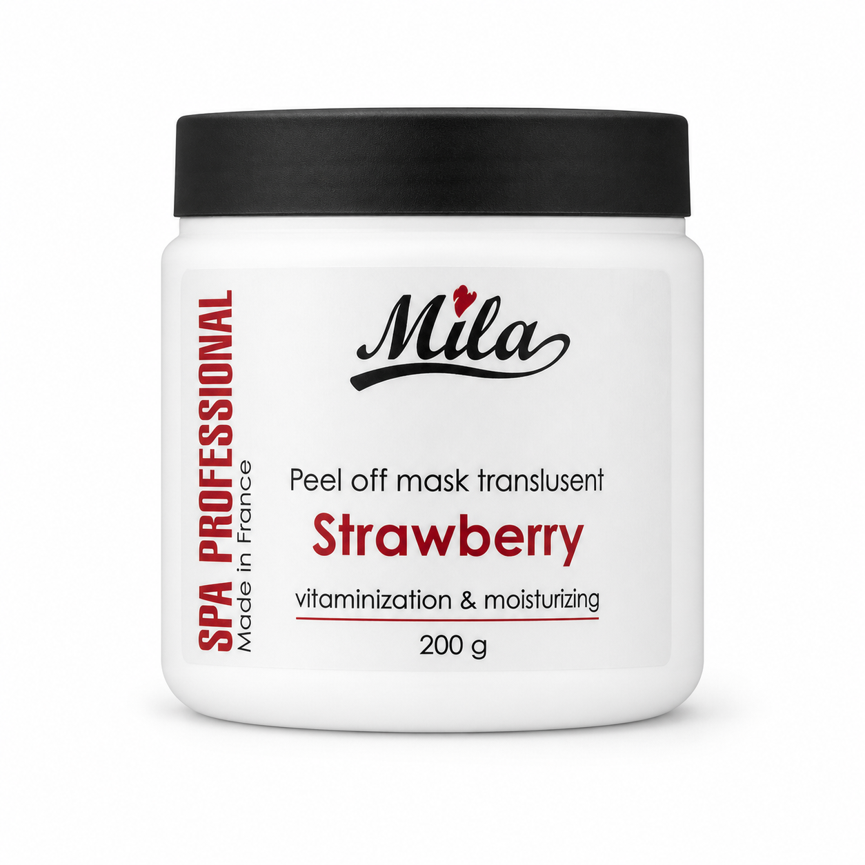 Маска альгинатная Mila Strawberry с клубникой для увлажнения сухой кожи 200 г