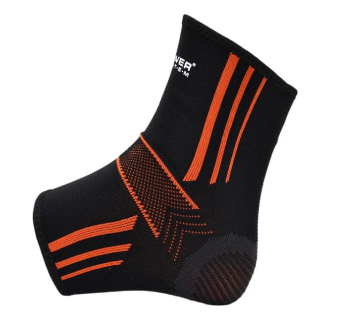 Бандажи на голеностоп Power System PS-6022 Ankle Support Evo пара M Black/Orange (PS_6022_M_Black/Orange) - фото 6