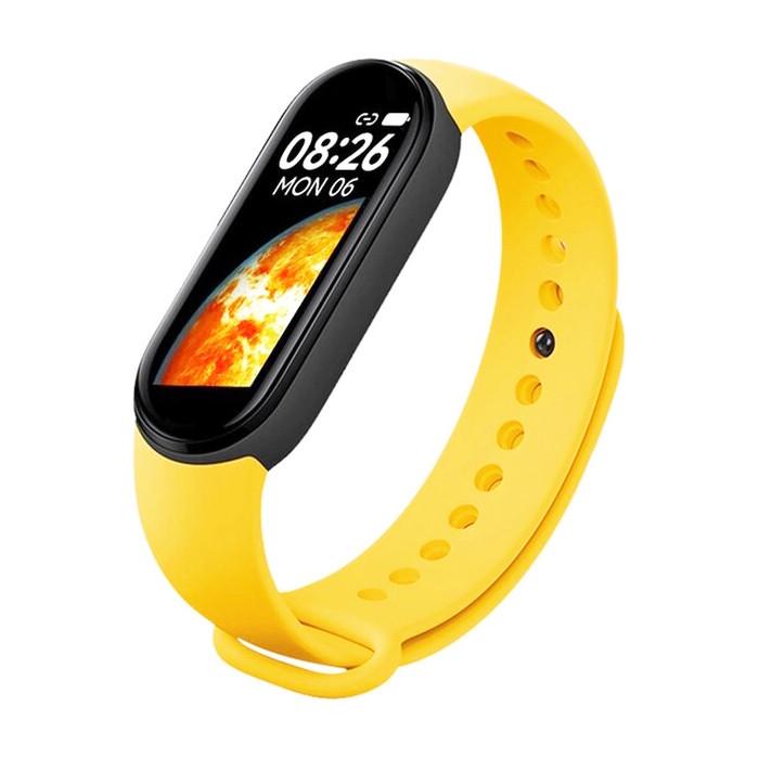 Фитнес-браслет часы Band M7 Yellow - фото 2