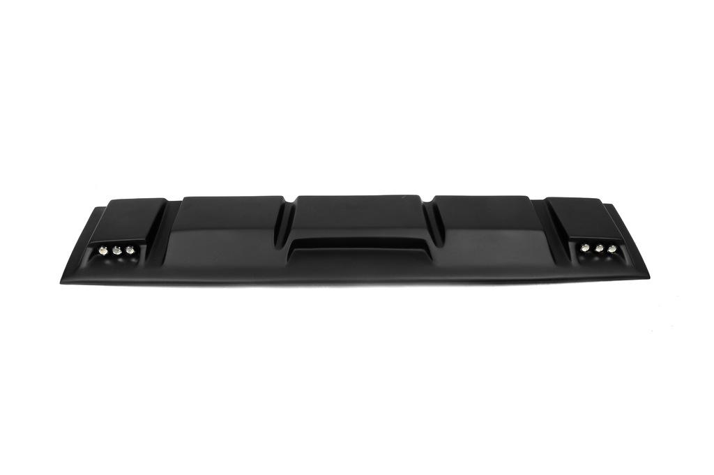 Козырек лобового стекла Omsa Line для Nissan Navara/NP300 2016- гг. стеклопластик Черный