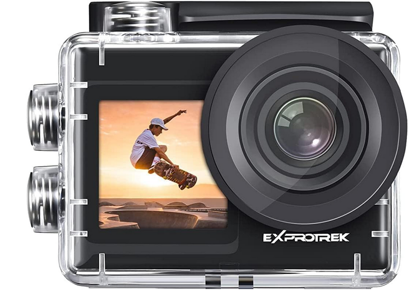 Экшн-камера Exprotrek E68 с сенсорным экраном 20 Мп 4K 60fps Wi-Fi влагозащищена (2905361092)