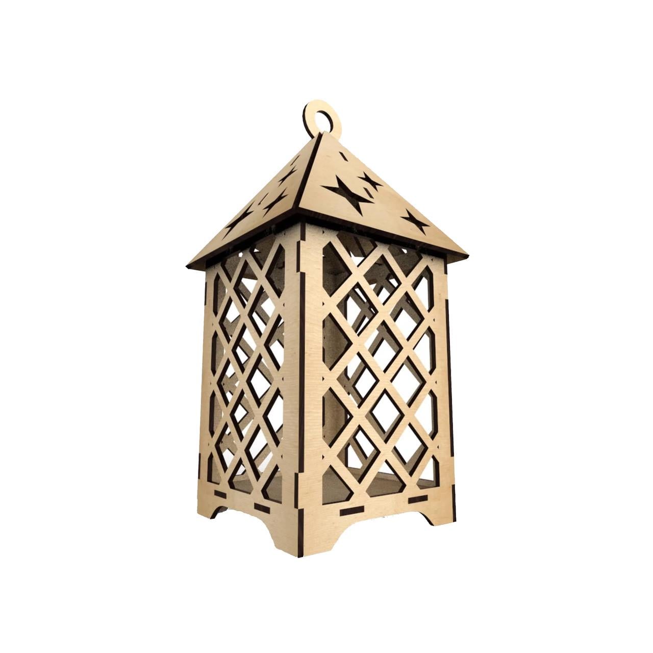 Подсвечник DecorWood из дерева 10,6х10,6х26 (а134)