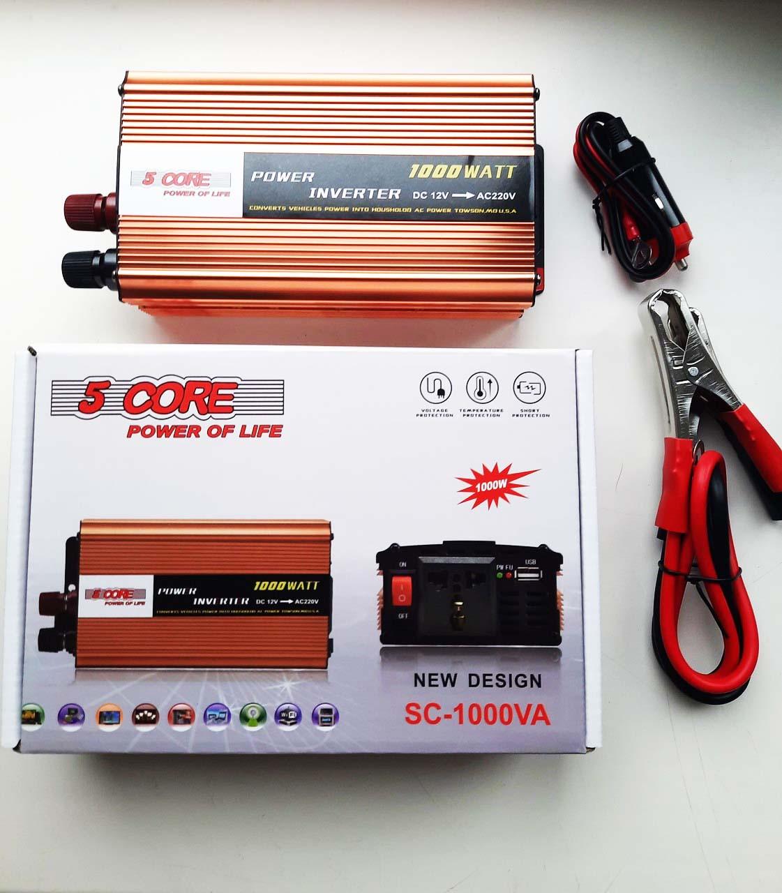 Инвертор UKC SSK-1000W инвектор преобразователь 12-220V (id_115899) - фото 6