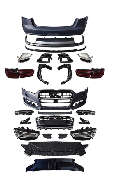 Комплект рестайлинга в 2018 г. Base GT Tuning для Audi A6 C7 2011-2017 гг. разные материалы под покраску (148020)