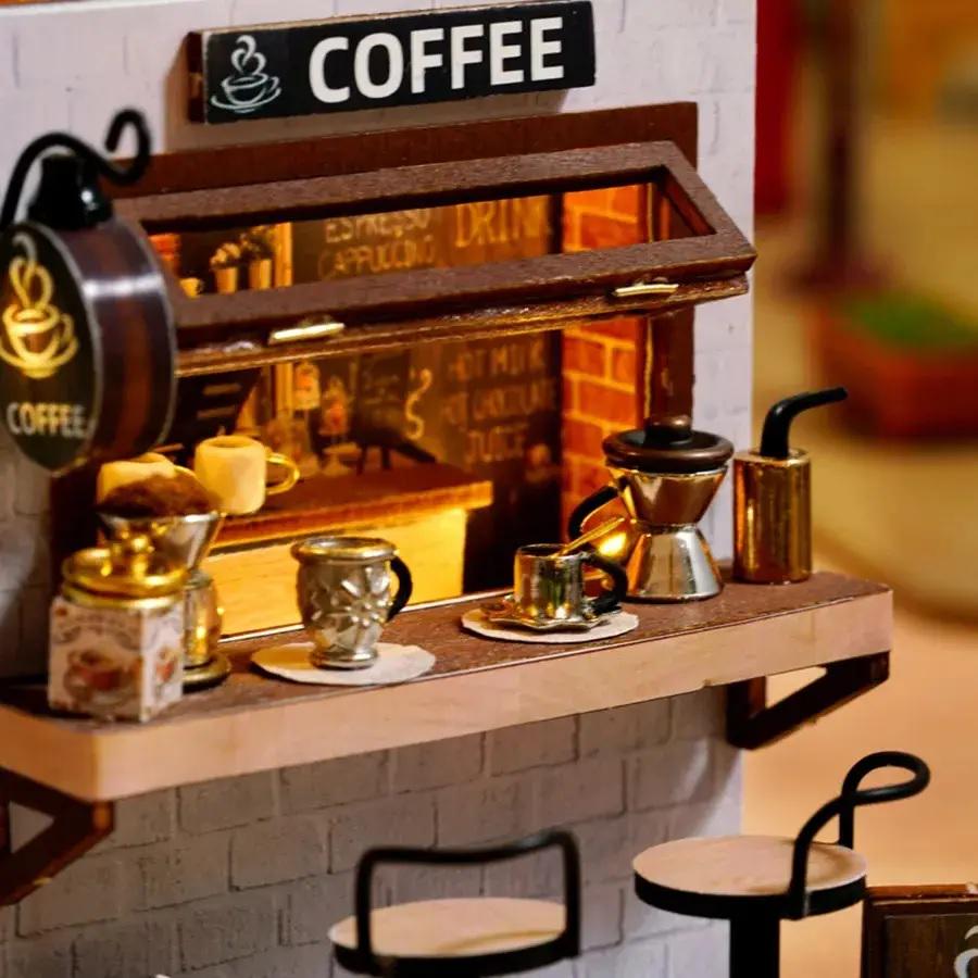Румбокс 3D Coffee Time интерьерный конструктор (QT-048) - фото 2