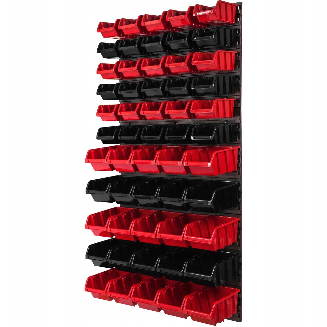 Панель для метизов и мелочей Kistenberg 58х117 см на 55 контейнеров (MIX631)