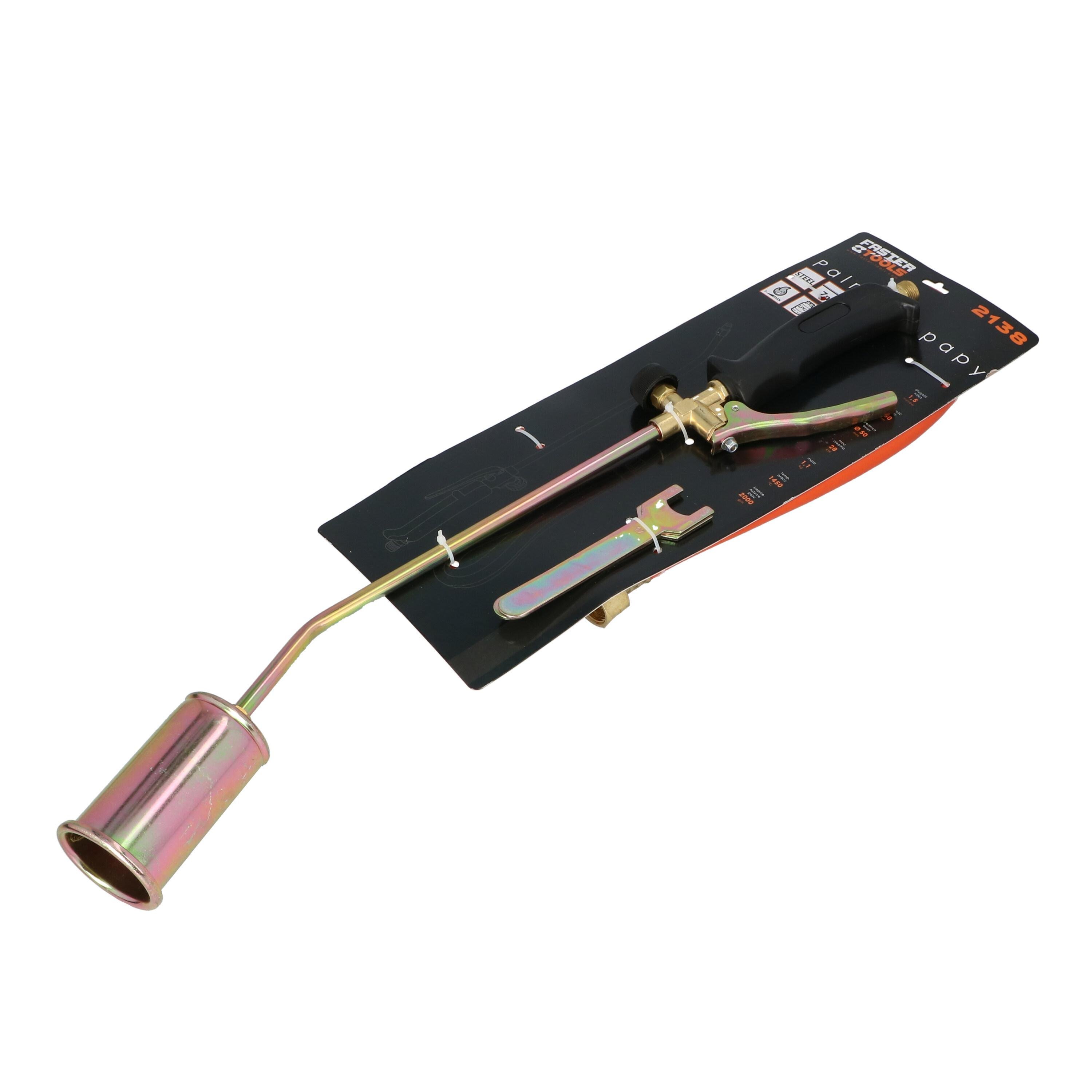 Пальник для руберойду 3 насадки + шланг 1,5 м FasterTools 19,5 кВТ 1850С (Е3225) - фото 5 Пальник для руберойду 3 насадки + шланг 1,5 м FasterTools 19,5 кВТ 1850С (Е3225) - фото 5