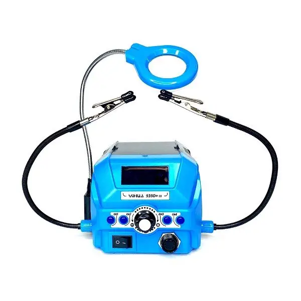 Паяльна станція YIHUA 939D+III з дисплеєм лупа 32W max 120W 200-480°C (2002535352) - фото 4 Паяльна станція YIHUA 939D+III з дисплеєм лупа 32W max 120W 200-480°C (2002535352) - фото 4