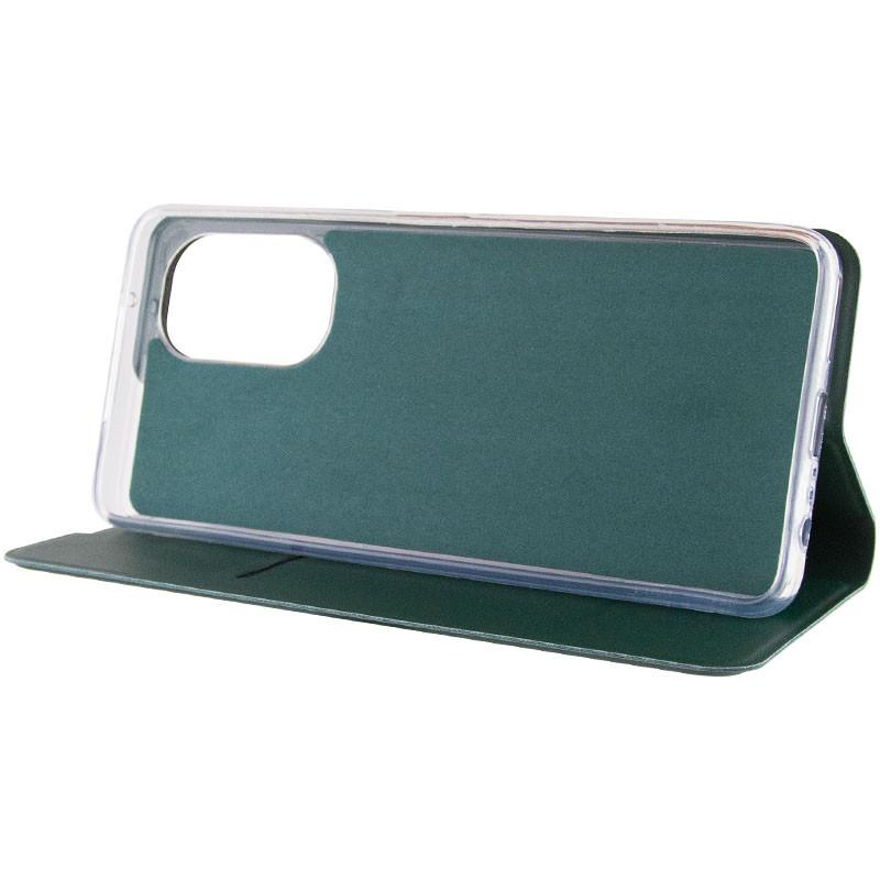 Противоударный кожаный чехол книжка GETMAN Elegant (PU) для Xiaomi Redmi 13C / Poco C65 Зеленый - фото 6 Противоударный кожаный чехол книжка GETMAN Elegant (PU) для Xiaomi Redmi 13C / Poco C65 Зеленый - фото 6