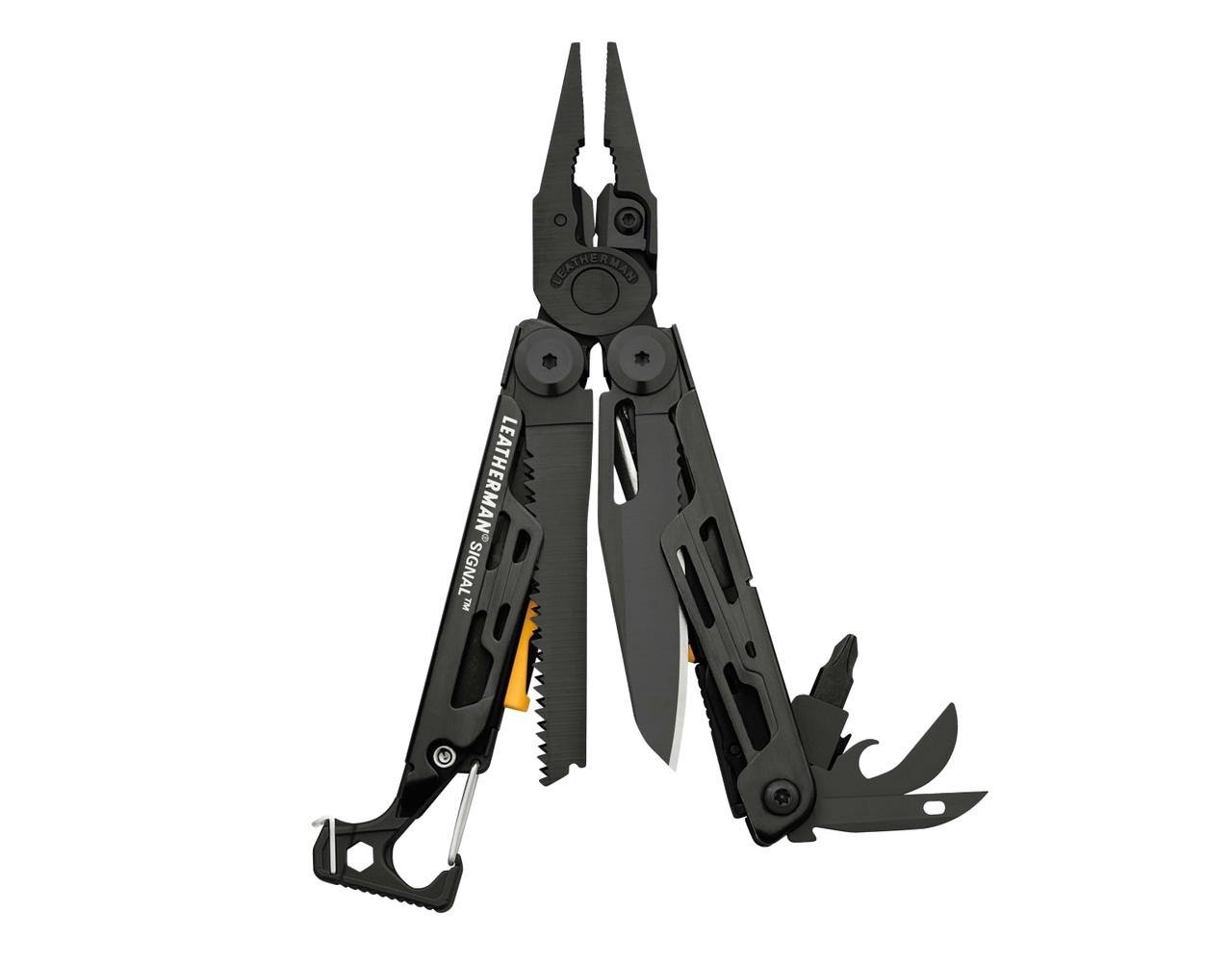 Мультитул Leatherman Signal 19 инструментов с чехлом Black (832586)