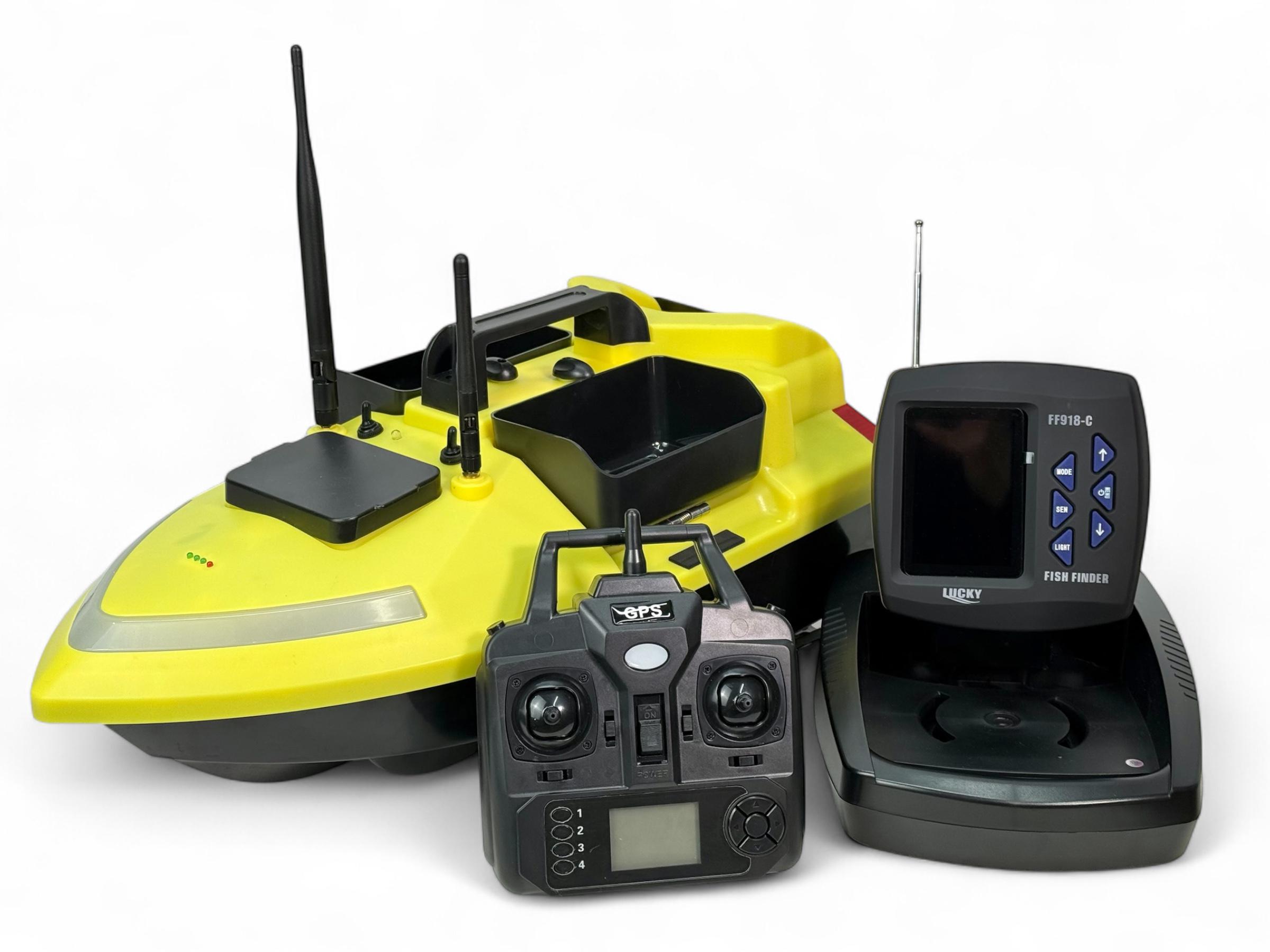 Кораблик Hirisi V020 PRO GPS автопилот с эхолотом Lucky FF918-C (AT85)