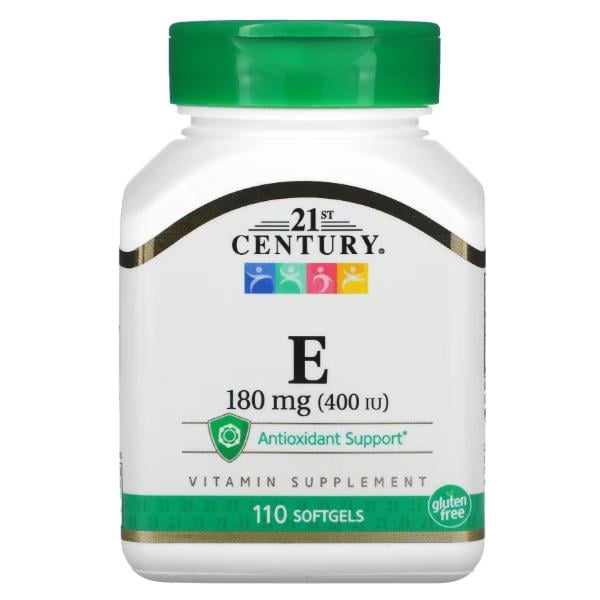 Вітамін E 21st Century Vitamin E 400 IU 180 мг 110 м'як. капс. (000026912)