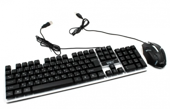 Клавиатура с подсветкой + мышка UKC Keyboard M-416/K01/5559