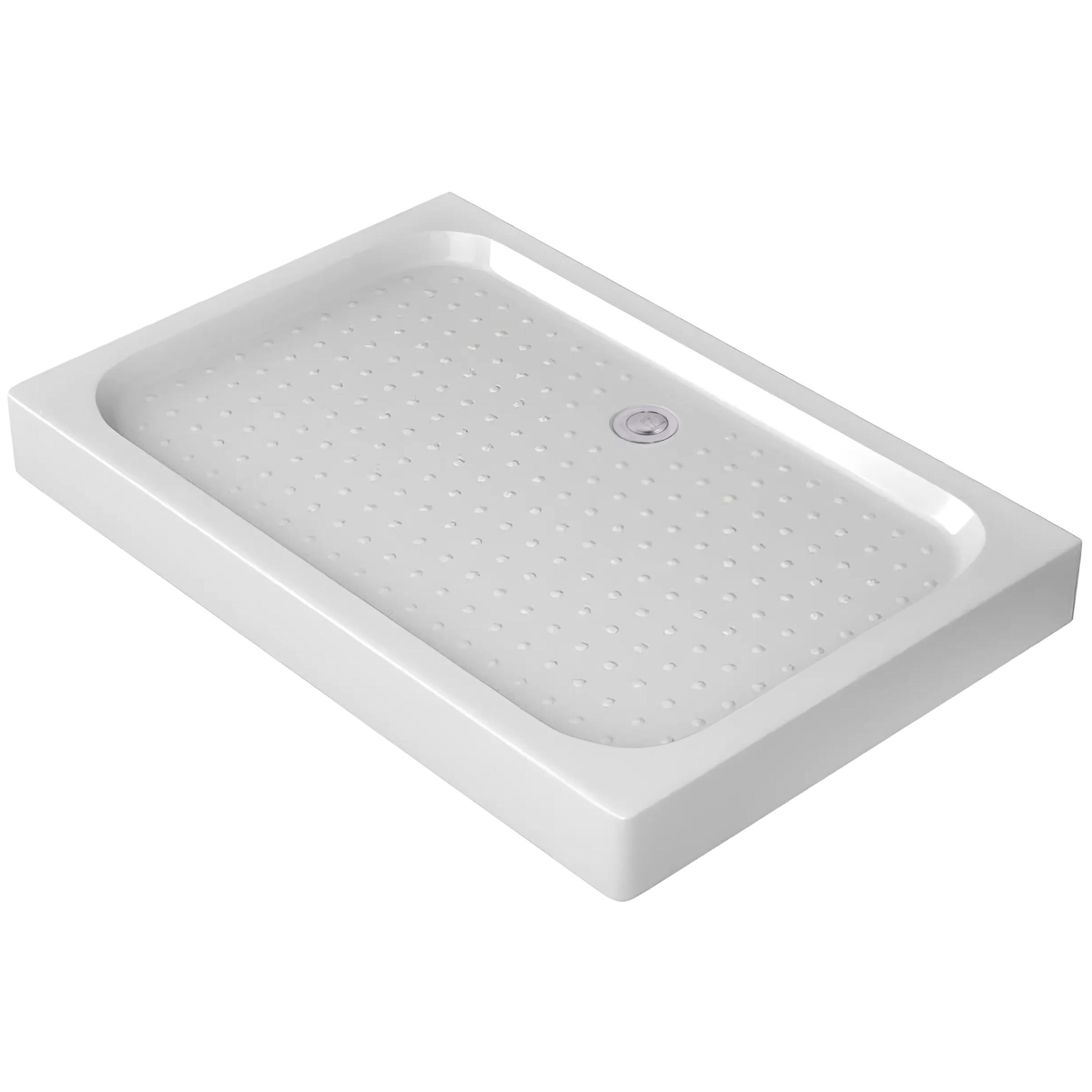 Поддон для душа Bravo Narew SL120F 28409 пластиковый 120x80x13 см (231713) - фото 3