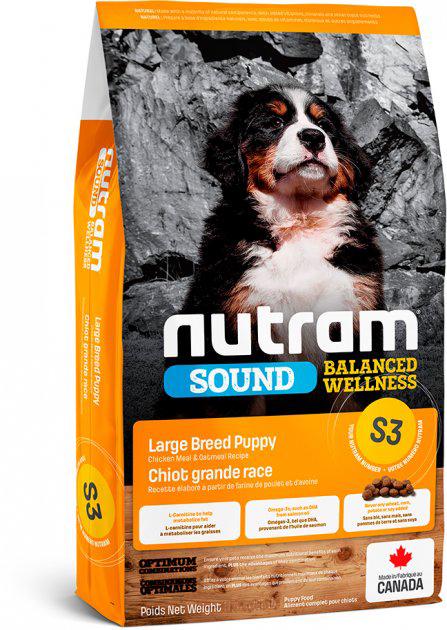 Сухой корм для собак Nutram S3 Sound Balanced Wellness Puppy со вкусом курицы 20 кг (1505148521) Сухой корм для собак Nutram S3 Sound Balanced Wellness Puppy со вкусом курицы 20 кг (1505148521)
