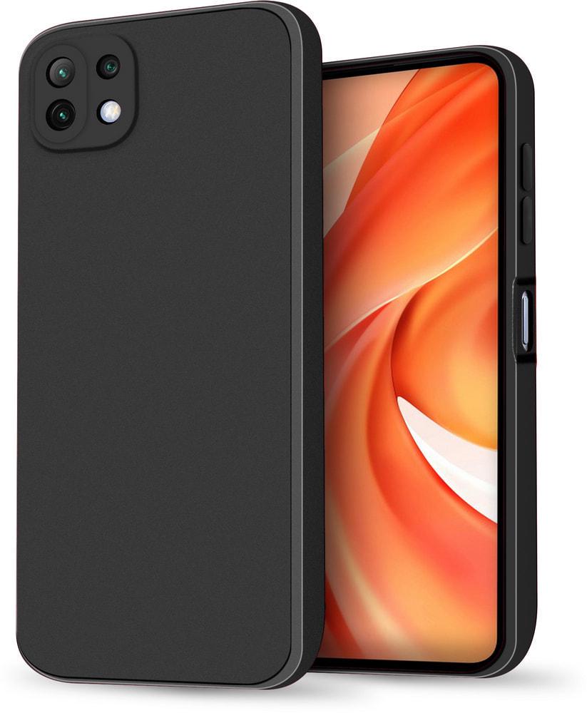 Силиконовый чехол HardCorner Xiaomi 11 Lite 5G NE (с микрофиброй) Black (34828-2B)