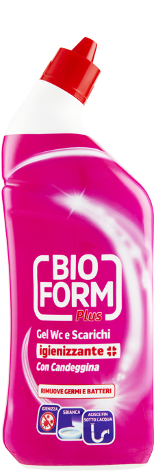 Гель для миття туалету Bioform Plus Gel WC con Candeggina 750 мл