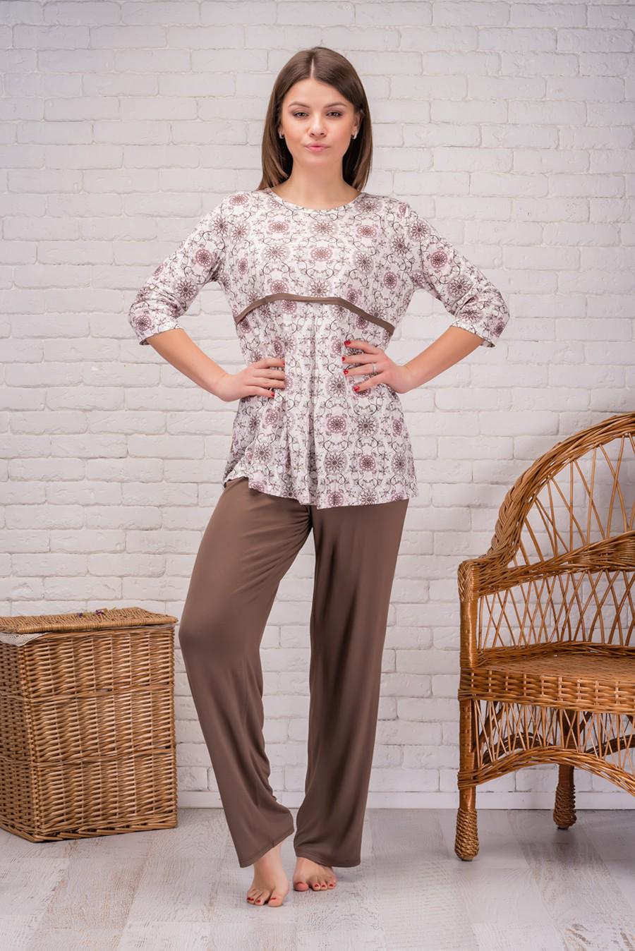 Комплект Lanett джемпер/брюки р. 52/3XL Капучино (67943) Комплект Lanett джемпер/брюки р. 52/3XL Капучино (67943)