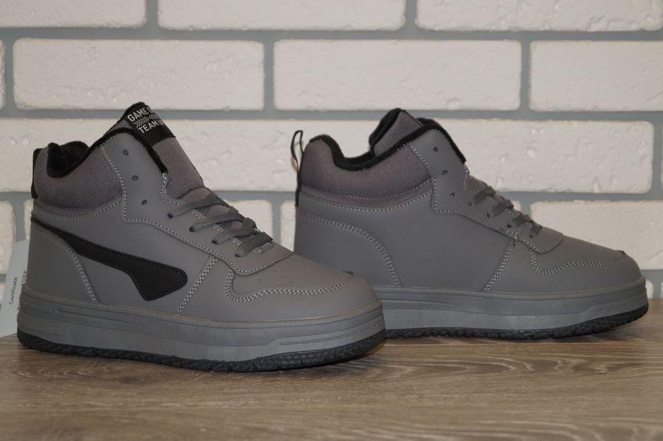 Хайтопи зимові підліткові FDEK р. 36 23 см Сірий (31330-36) - фото 6 Хайтопи зимові підліткові FDEK р. 36 23 см Сірий (31330-36) - фото 6