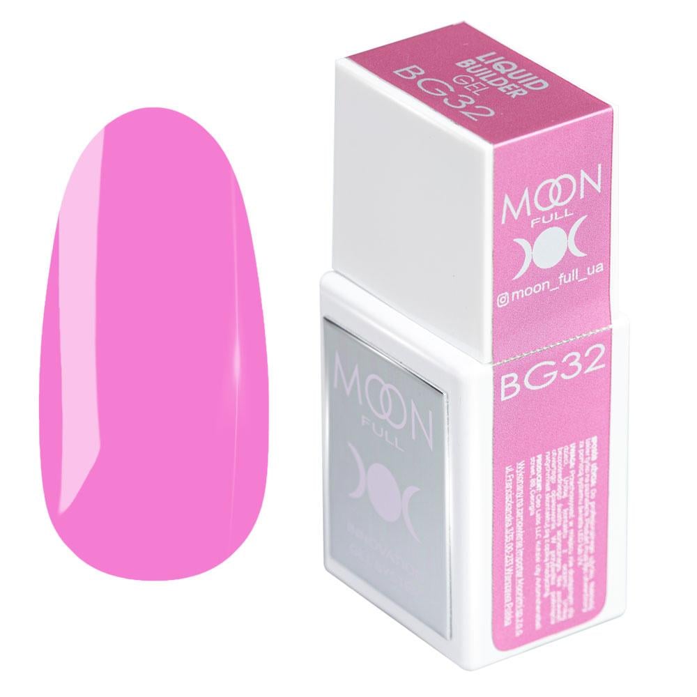 Гель для наращивания моделирующий Moon Full Liquid Builder Gel №BG32 15 мл
