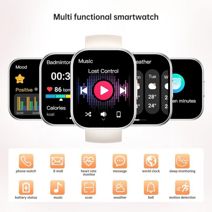 Смарт-годинник Oukitel BT103 6931940767064 унісекс Чорний (615280) - фото 4 Смарт-годинник Oukitel BT103 6931940767064 унісекс Чорний (615280) - фото 4