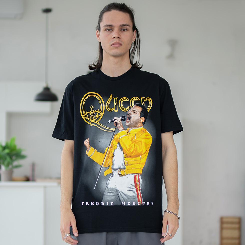Футболка унисекс Queen Freddie Mercury S Черный (00000001756)