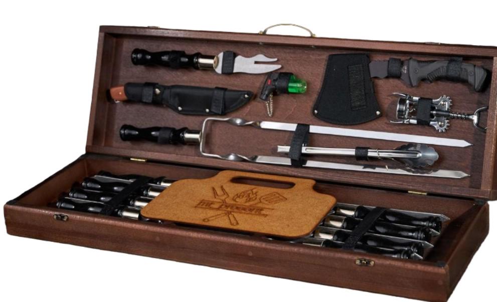 Набір шампурів Профі №1 у кейсі