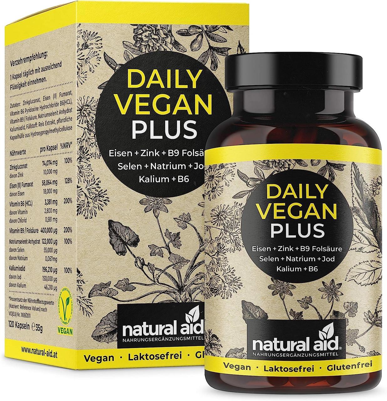 Витамины для иммунитета Ежедневный комплекс Natural Aid 120 капс. (50096700) - фото 2 Витамины для иммунитета Ежедневный комплекс Natural Aid 120 капс. (50096700) - фото 2