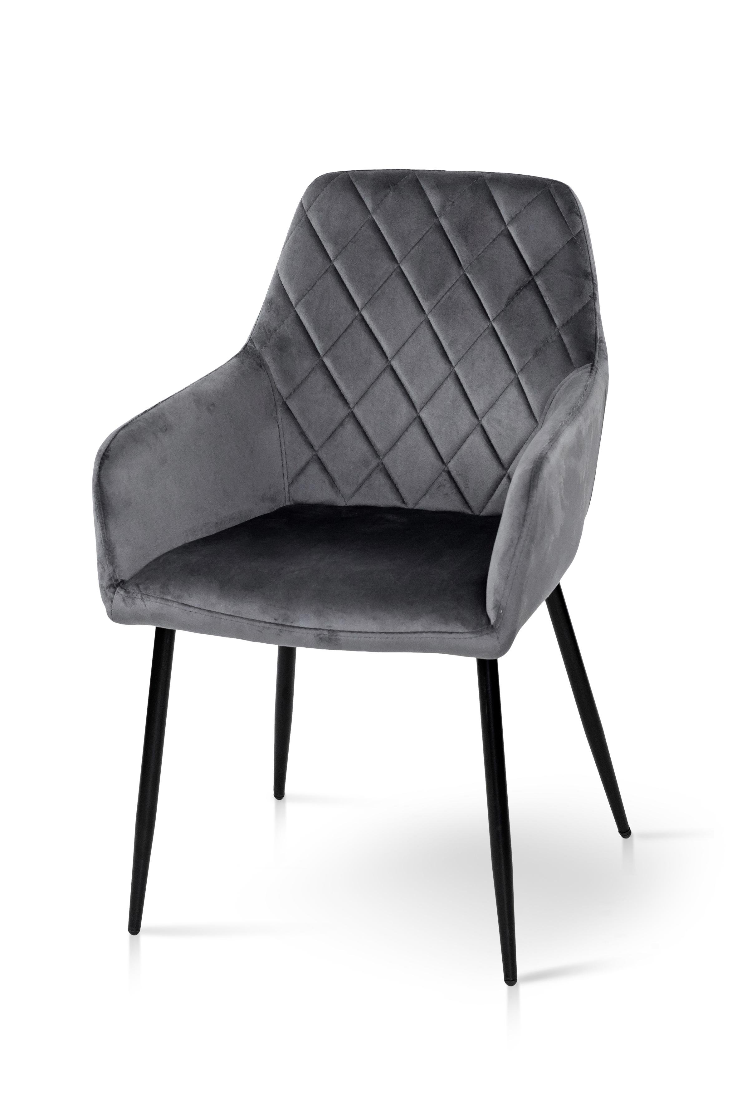 Кресло кухонное Мікс Меблі Томас XS-2836 из металла/ткани велюр Черный/Серый (А0057182) Кресло кухонное Мікс Меблі Томас XS-2836 из металла/ткани велюр Черный/Серый (А0057182)