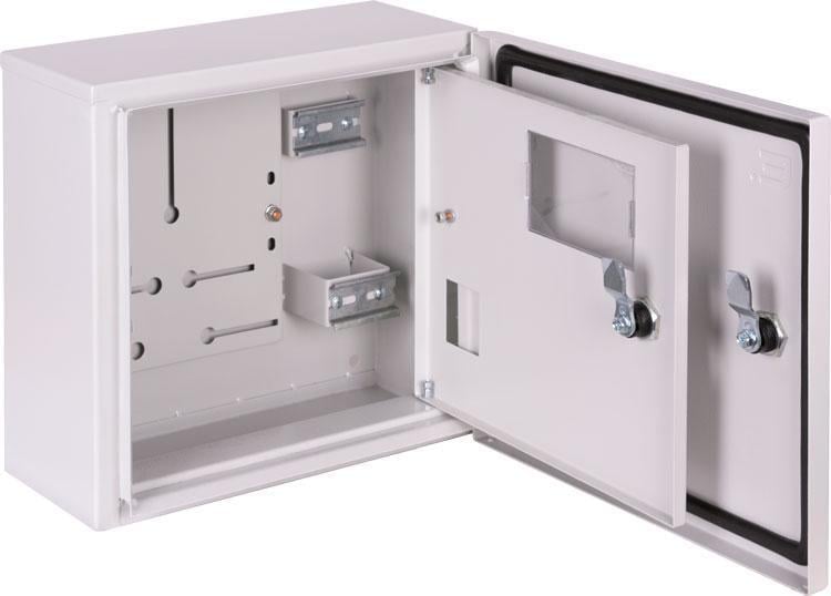 Корпус під 1-ф лічильник E.NEXT e.mbox.pro.n.f1.4 4 модулів IP54 навісний металевий 300х320х150 мм (p0100224)
