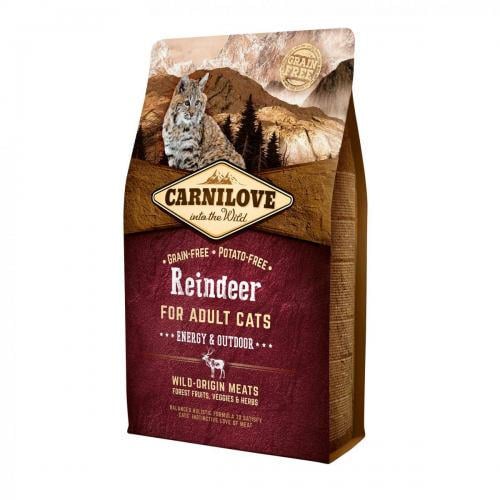 Корм для кошек сухой Carnilove Cat Raindeer Energy&Outdoor с мясом северного оленя 2 кг (170200)