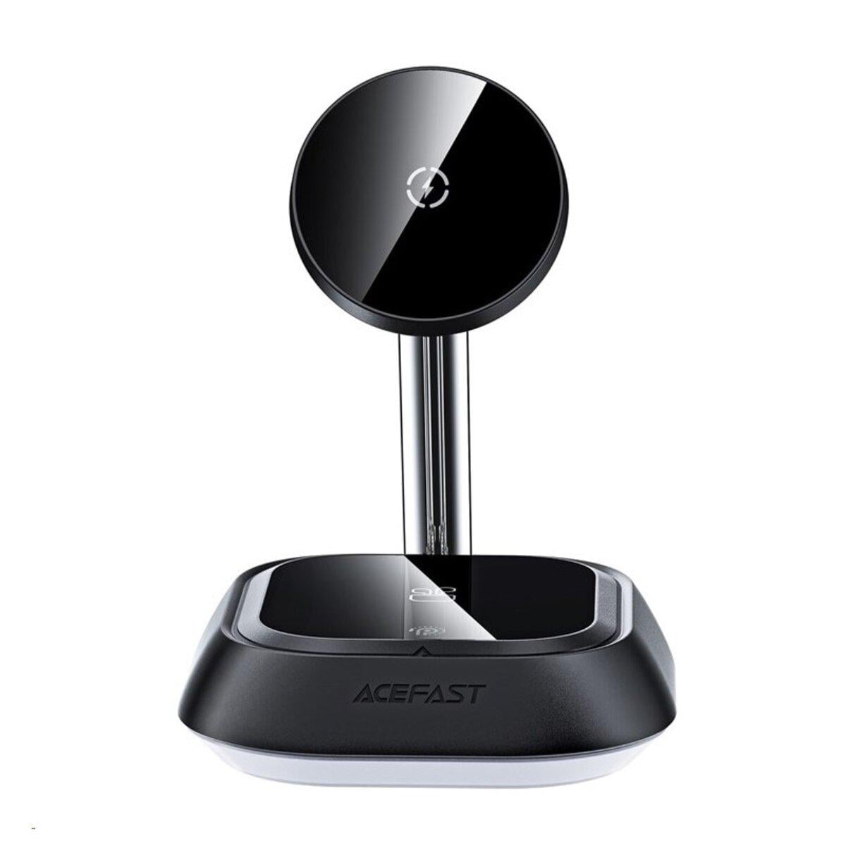 Зарядное устройство беспроводное Acefast E16 desktop 3в1 wireless charging holder 15 Вт Black (606214) Зарядное устройство беспроводное Acefast E16 desktop 3в1 wireless charging holder 15 Вт Black (606214)