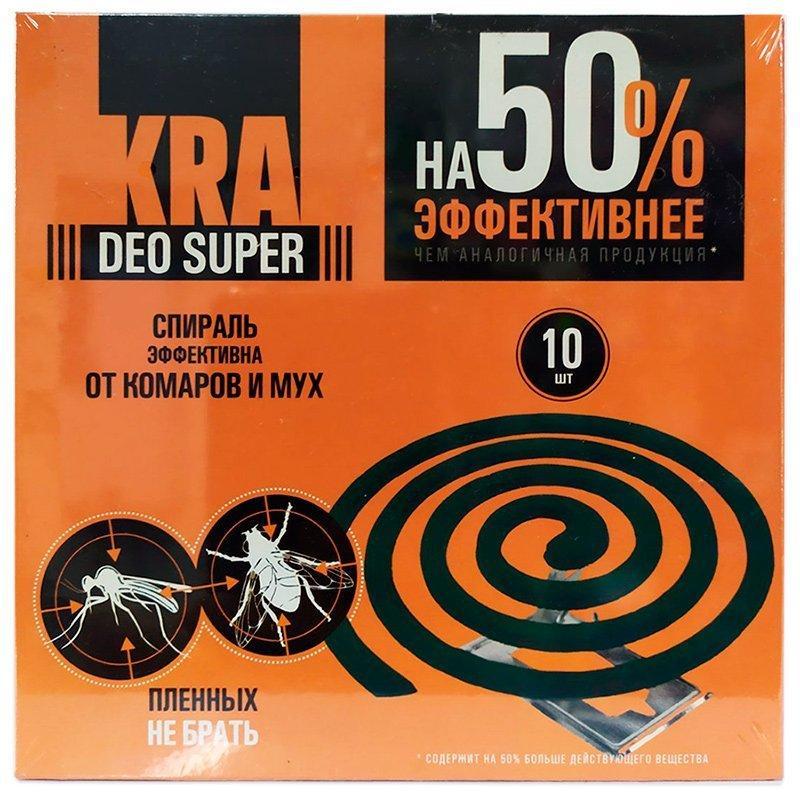 Засіб інсектицидний Kra Deo Super спіралі від комарів та мух 10 шт. - фото 1