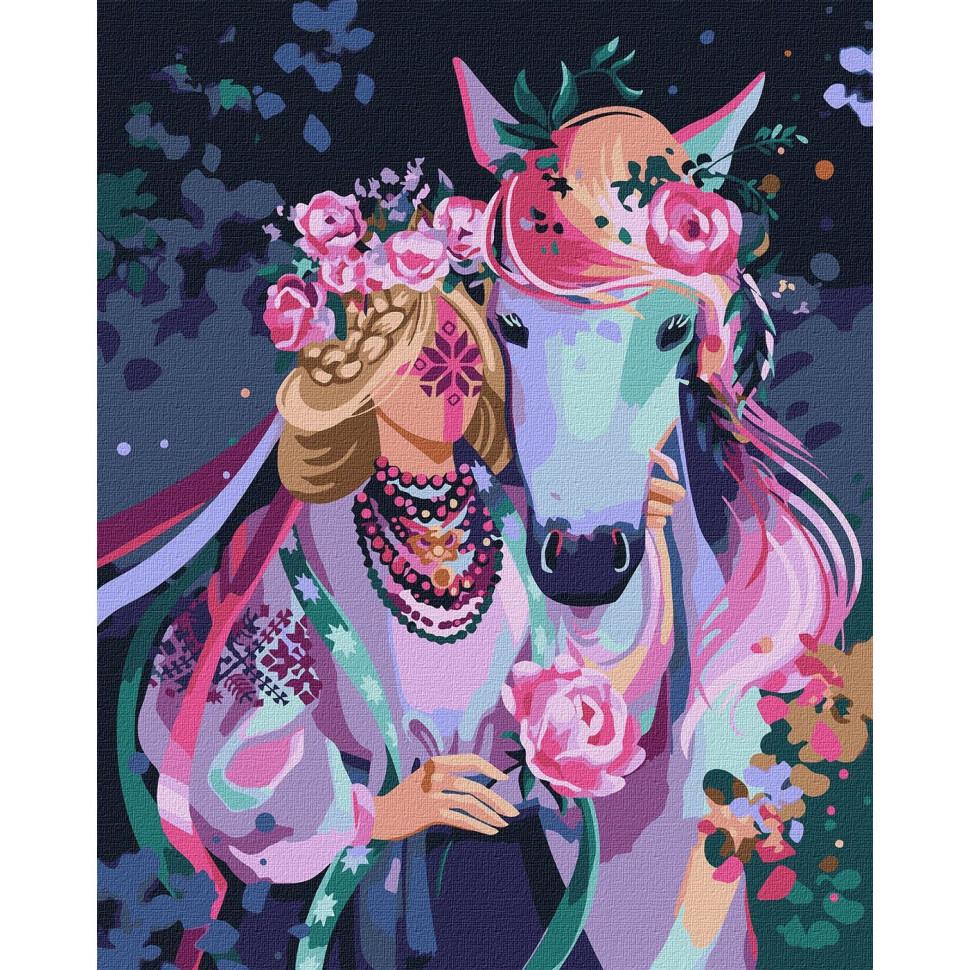 Картина за номерами Ideyka  Оберіг долі KHO5095 40x50 см (RLT33124)