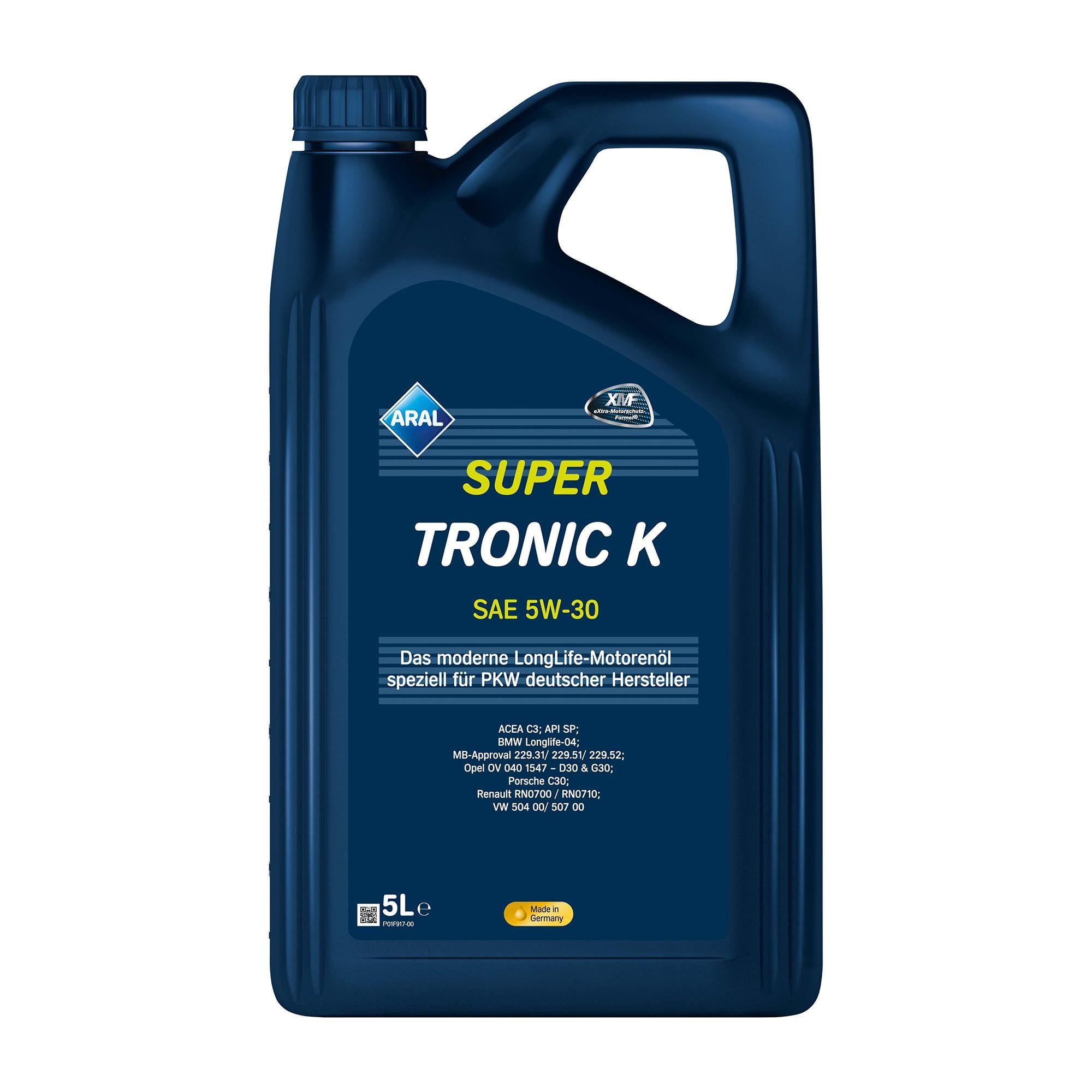 Моторное масло Aral SuperTronic K 5W-30 5 л