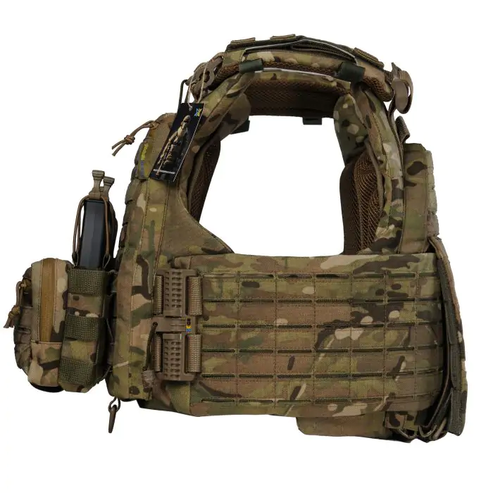 Плитоноска Warmor Gen6 Органайзер комбинирований под 3 магазина Мультикам - фото 3