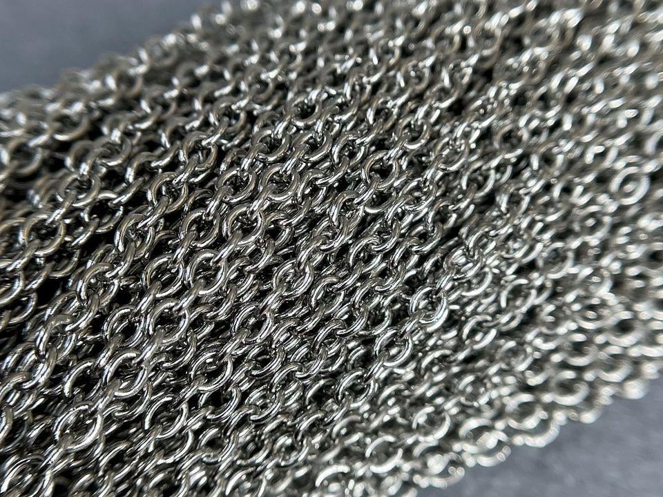 Ланцюг овальний з нержавіючої сталі 3 мм Ланцюг овальний з нержавіючої сталі 3 мм