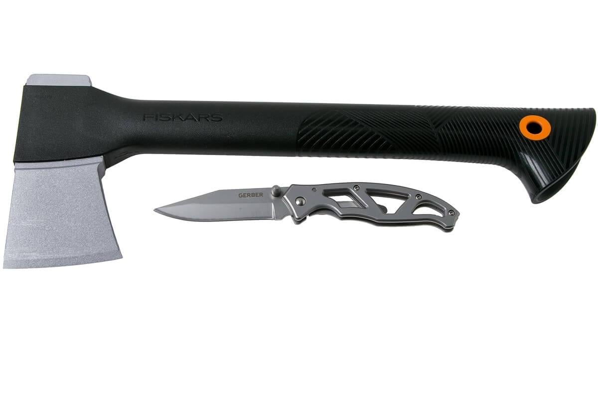 Набор Fiskars топор имел Solid A6 1052046 и складной нож Gerber Paraframe 1027831 (1057911) Набор Fiskars топор имел Solid A6 1052046 и складной нож Gerber Paraframe 1027831 (1057911)