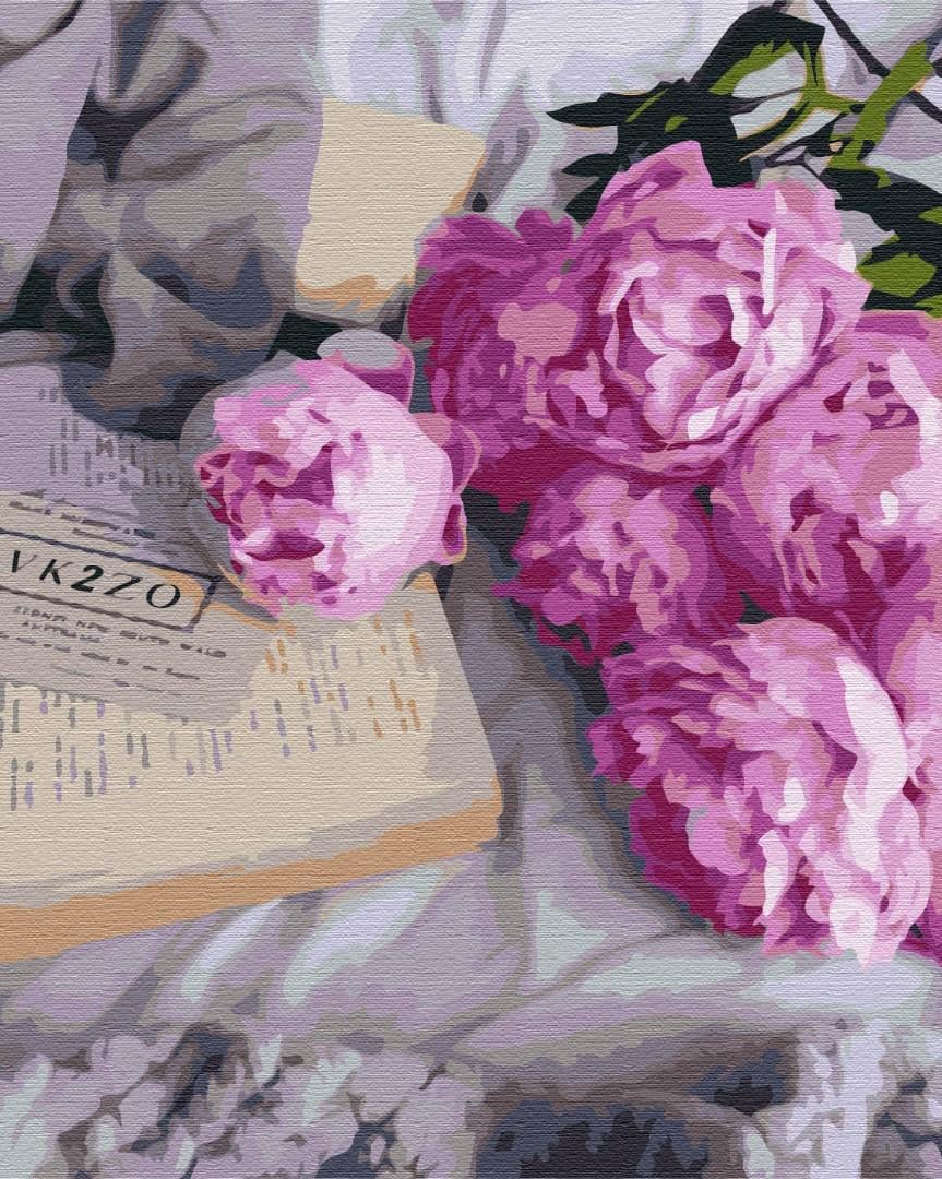 Картина за номерами Brushme Півонії 48x60 см (BS40253L)