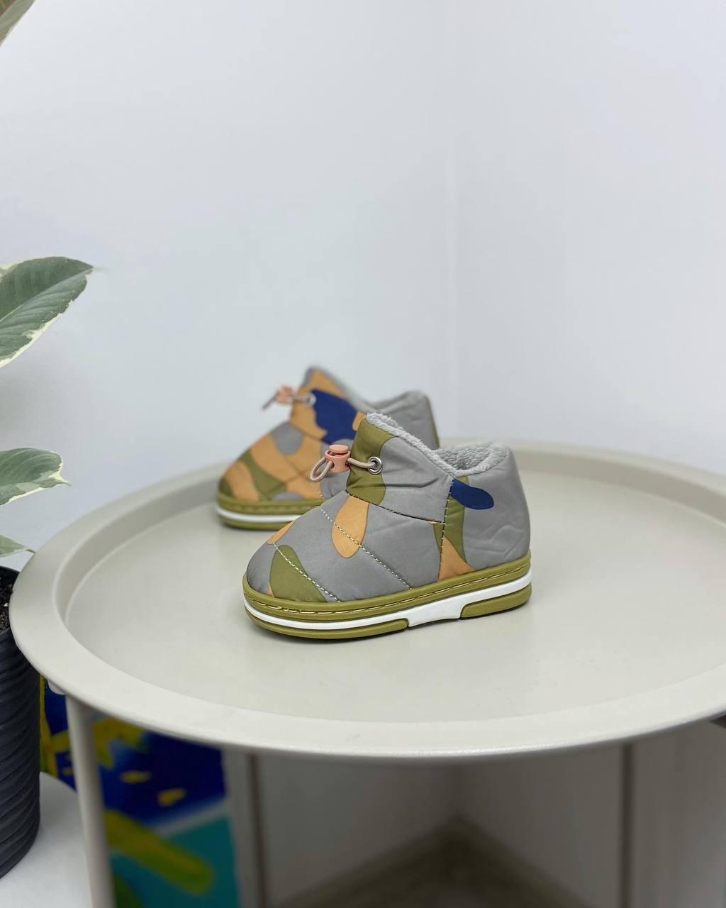 Угги детские зимние р. 32-33 Хаки (1026)