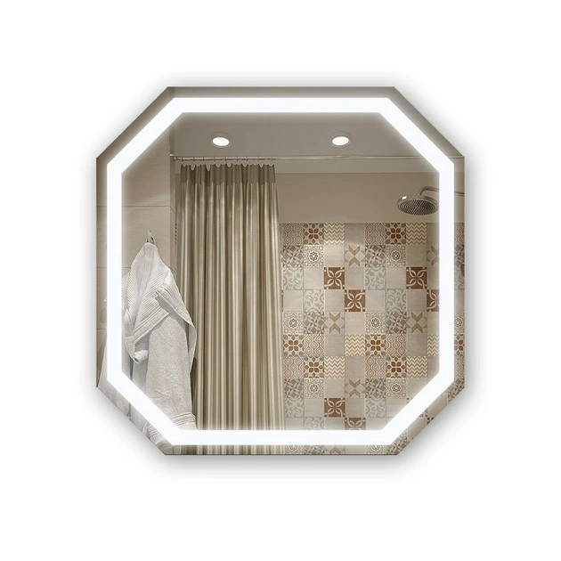 Зеркало D SR Диамант с LED подсветкой и подогревом 800х800 мм (11410716)