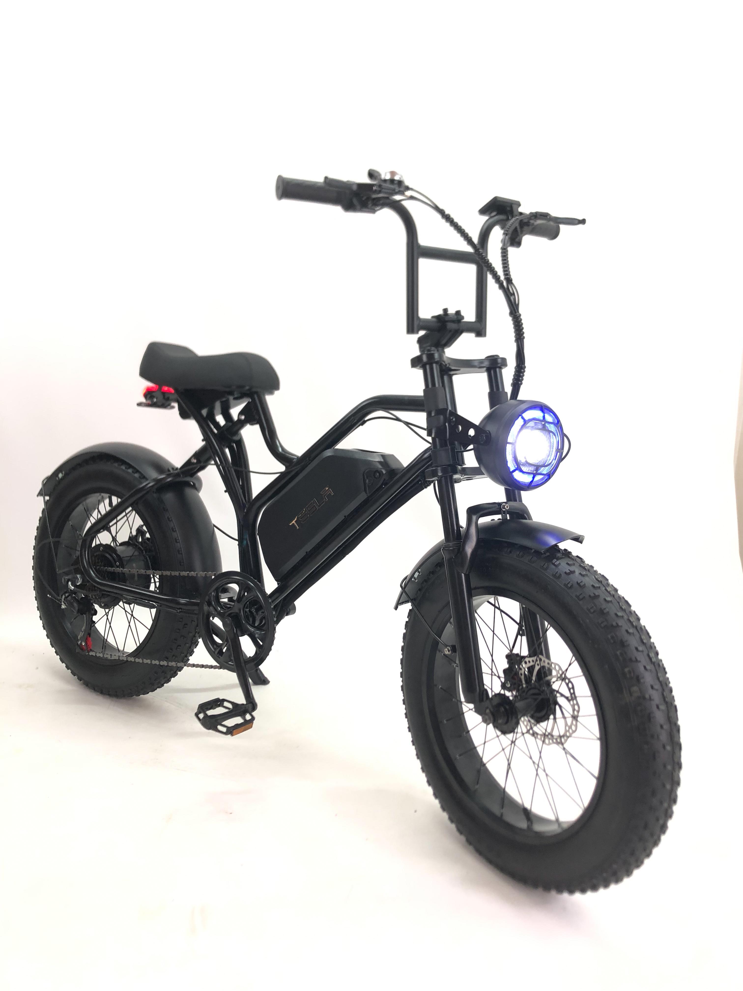 Электровелосипед складной TESLA X8 48V/1000W/21Ah (2295553285)