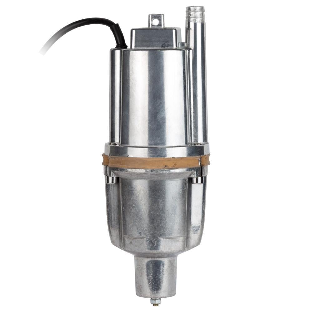 Насос вибрационный Wetron WVM60-1 0,25 кВт H 75 м Q 18 л/мин Ø100 мм 10 м кабеля нижний вход (778387)