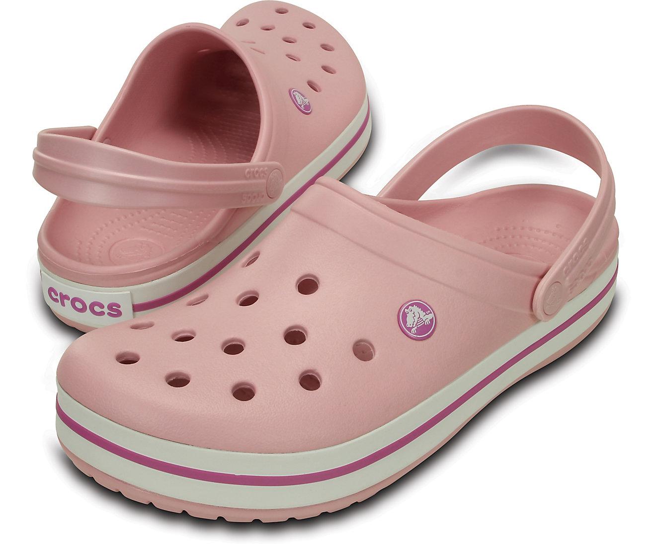 Сабо Crocs Crocband Pearl pink/Wild orchid M6W8 р. 38 - фото 3