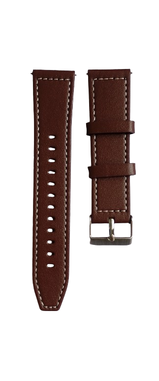 Ремешок для часов экокожи 22х180 мм Темно-коричневый (3185) - фото 1 Ремешок для часов экокожи 22х180 мм Темно-коричневый (3185) - фото 1