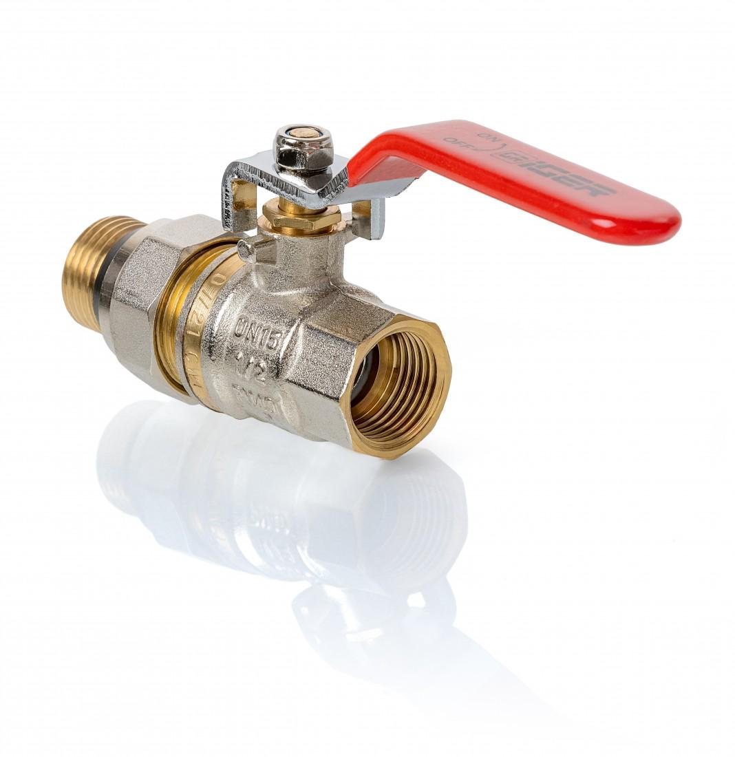 Кран шаровой со сгоном Iger PN40 20 3/4" ручка