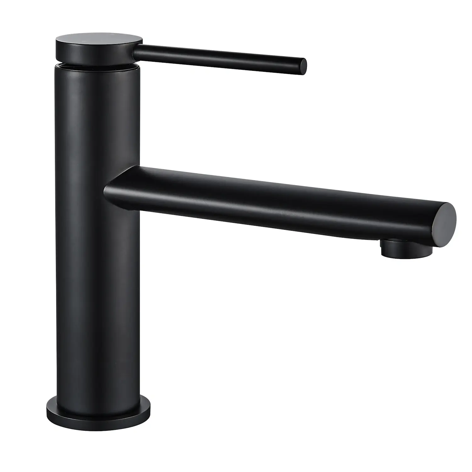 Смеситель для раковины Rea Oval однорычажный Черный (REA-B6516) Смеситель для раковины Rea Oval однорычажный Черный (REA-B6516)