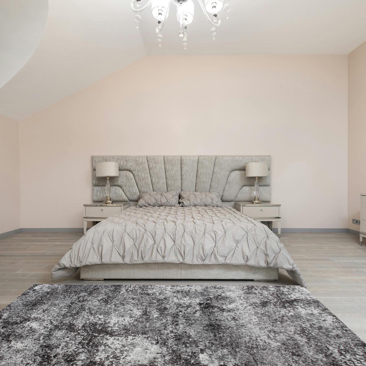 Ковер с низким ворсом DAKARIA Fayno Run 7145/690 2x2 м Серый (00-00017740) - фото 2 Ковер с низким ворсом DAKARIA Fayno Run 7145/690 2x2 м Серый (00-00017740) - фото 2